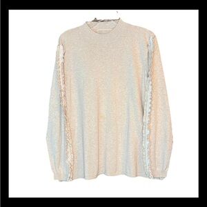 Soft Surroundings Size 1X Oatmeal Heather Hot Toddy Women’s Sweater